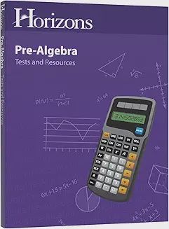 Horizons Pre-Algebra Tests and Resources