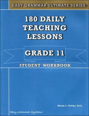 180 daily teaching lessons Grade 11 Student Workbook