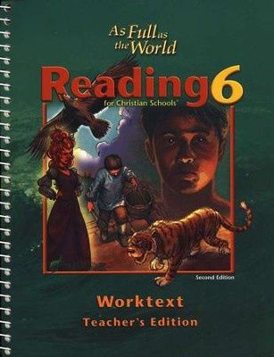 BJU Press Reading 6: As Full As The World, Worktext Answer Key