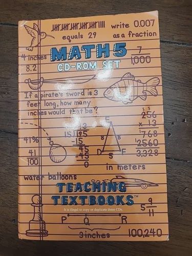Teaching Textbooks Math 5 CD-ROM Set
