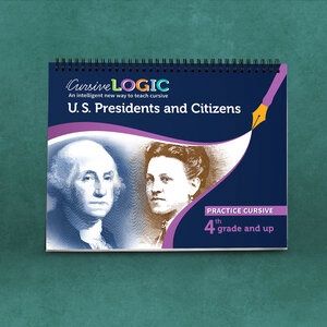 Cursive Logic U.S. Presidents and Citizens Practice