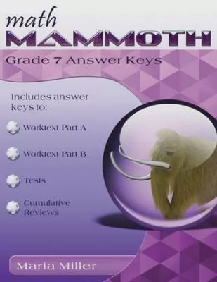 Used Math Mammoth Grade 7 Answer Keys