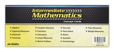 Intermediate Mathematics Concept Cards, Grade 7