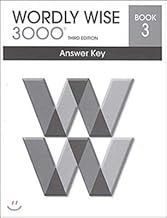 Wordly Wise 3000 Answer Key Book 3 (3rd Edition)
