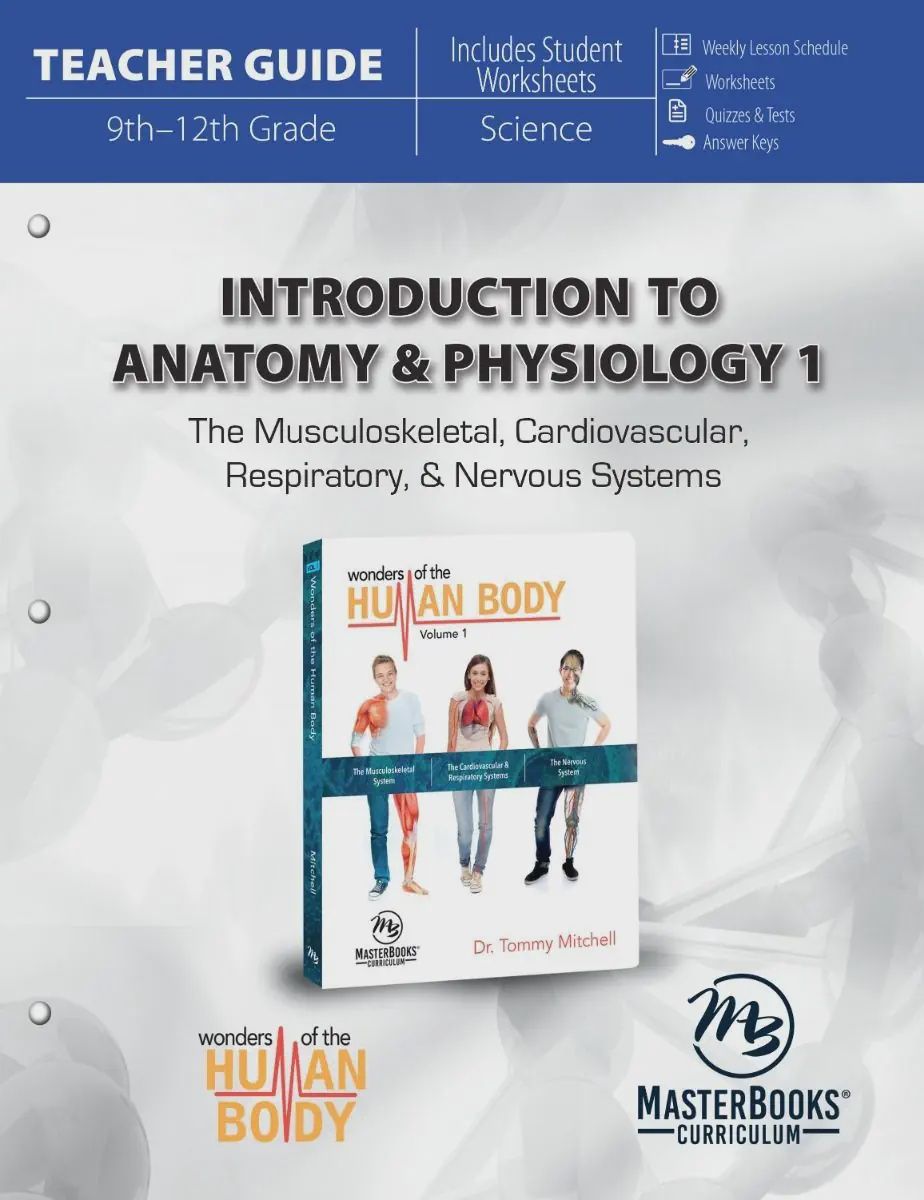 MB Wonders of the Human Body : INTRO TO ANATOMY &amp; PHYSIOLOGY 1 TEACHER GUIDE