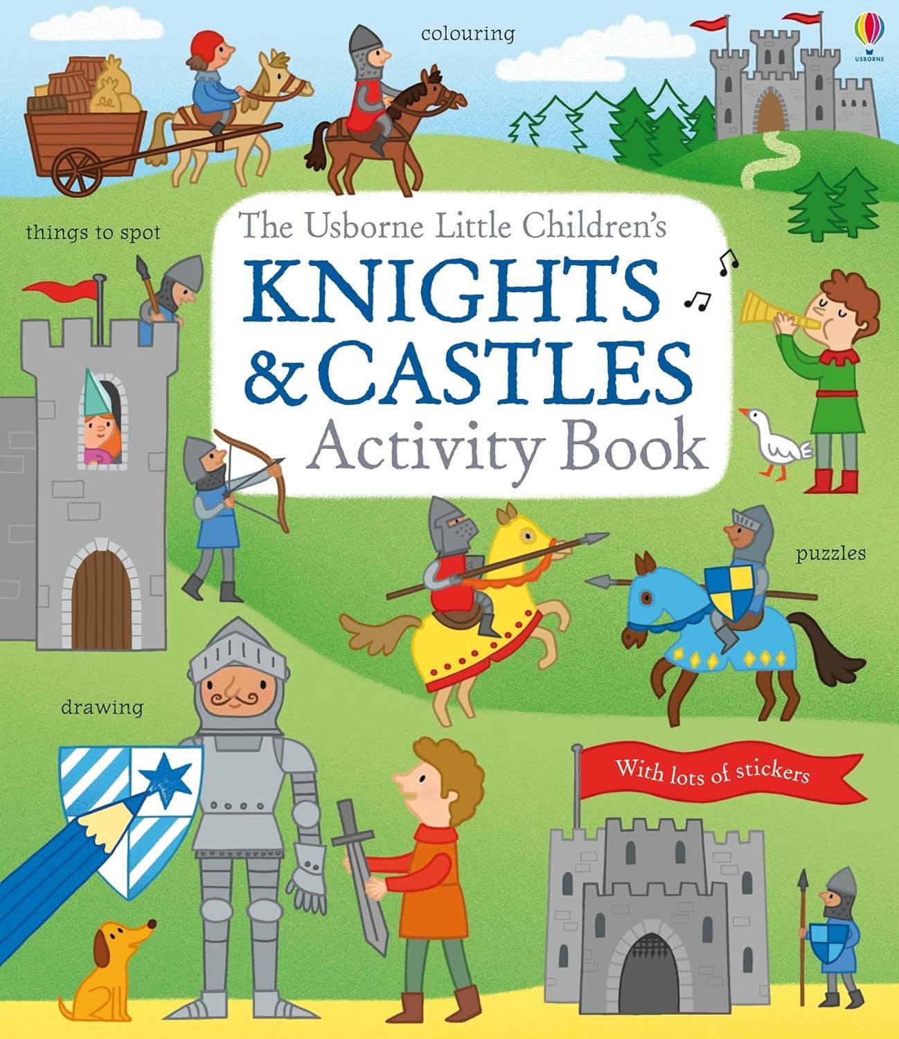 Knights &amp; Castles Activity Book Usborne
