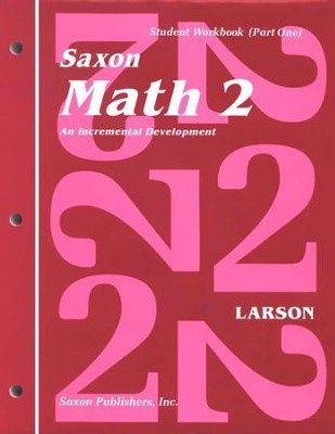 Saxon Math 2 Student Workbooks Part 1 and 2
