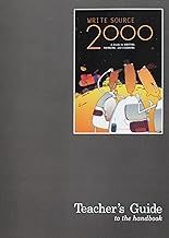 Teacher&#39;s Guide to the handbook: Write Source 2000: A Guide to Writing, Thinking, and Learning