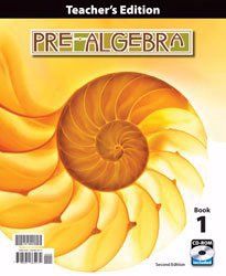 Pre Algebra Teacher Edition, Book 1 and 2 with CD, 2nd Edition