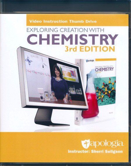 Exploring Creation with Chemistry Video Instruction Thumb Drive (3rd Edition) Like New