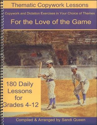 Used COPYWORK FOR THE LOVE OF THE GAME