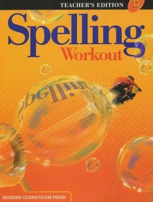 USED SPELLING WORKOUT D TEACHER&#39;S EDITION (NEW ED)