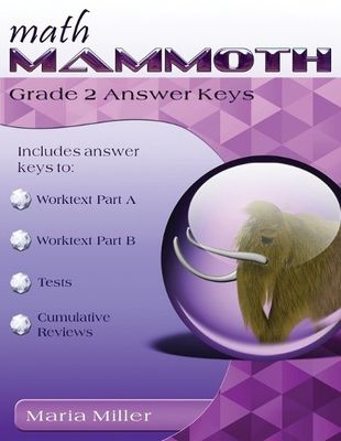 Used Math Mammoth Light Blue Series Grade 2 Answer Key (Revised)