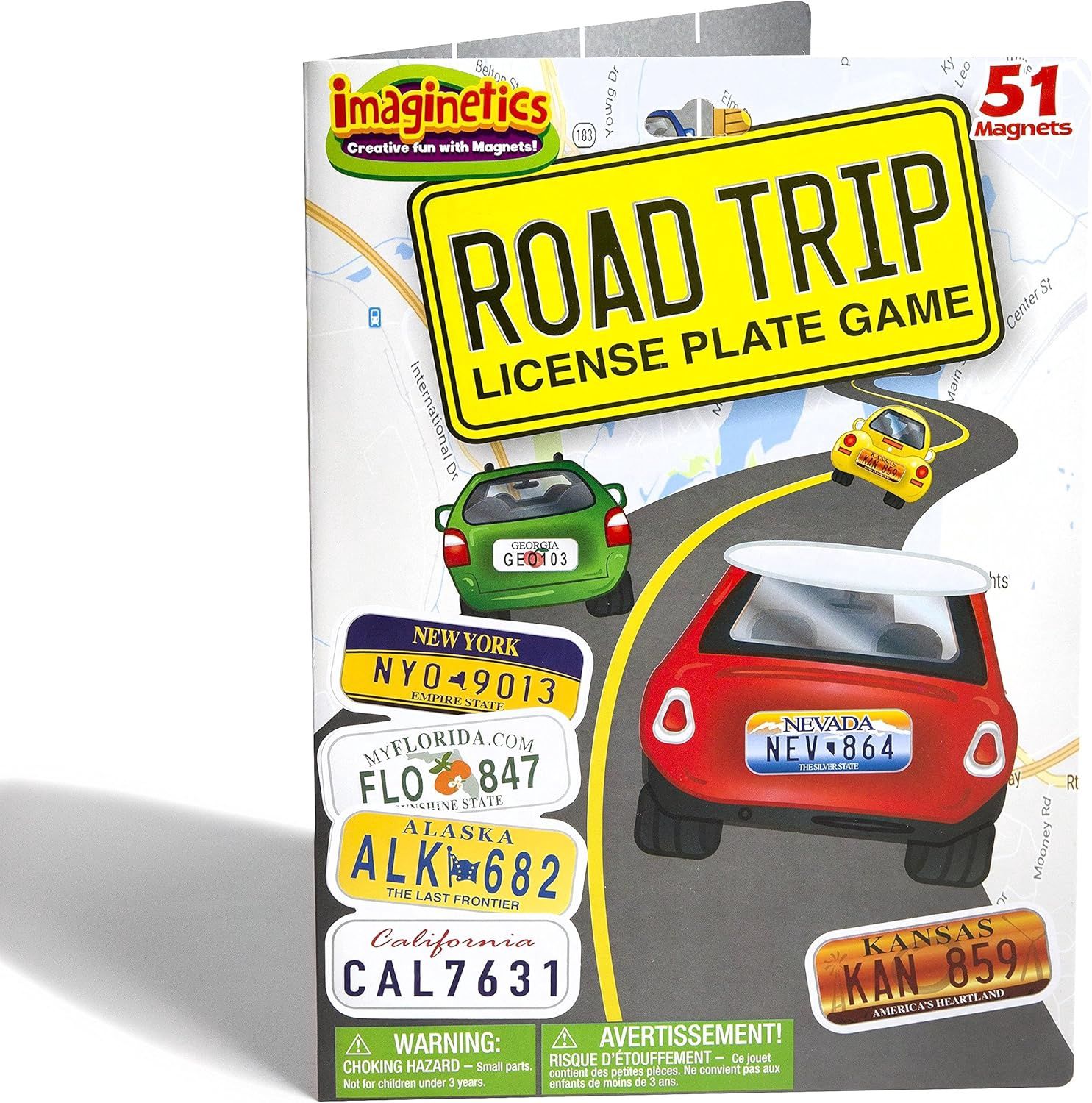 Road Trip License Plate Game