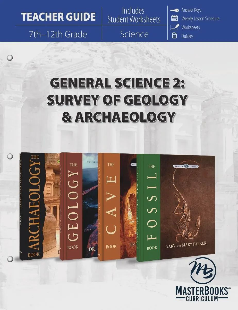 MB General Science 2: Survey of Geology &amp; Archaeology (Teacher Guide)