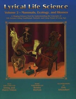 LYRICAL LIFE SCIENCE VOL 2 SET W/ CD,TEXT,WORKBOOK, MAMMALS, ECOLOGY, AND B
