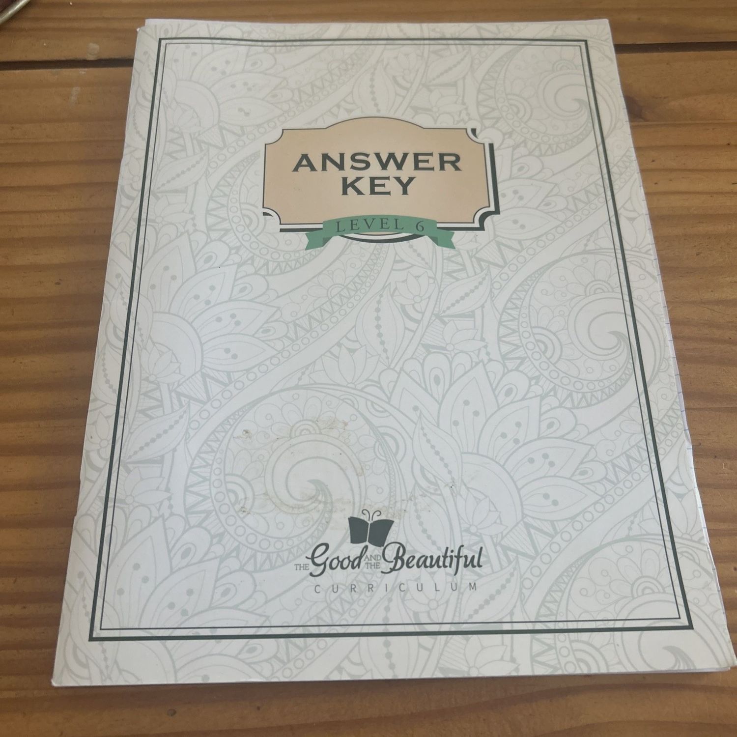 Used The Good and the Beautiful Answer Key Level 6