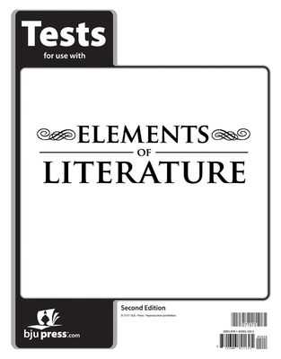 BJU ELEMENTS OF LITERATURE 10 TESTS 2ND ED