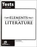BJU ELEMENTS OF LITERATURE 10 TESTS 2ND ED