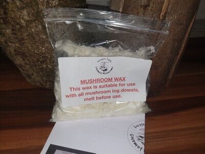 Mushroom Grow Kit Wax Premium use With Dowels / Plugs Shiitake Oyster Logs 200g