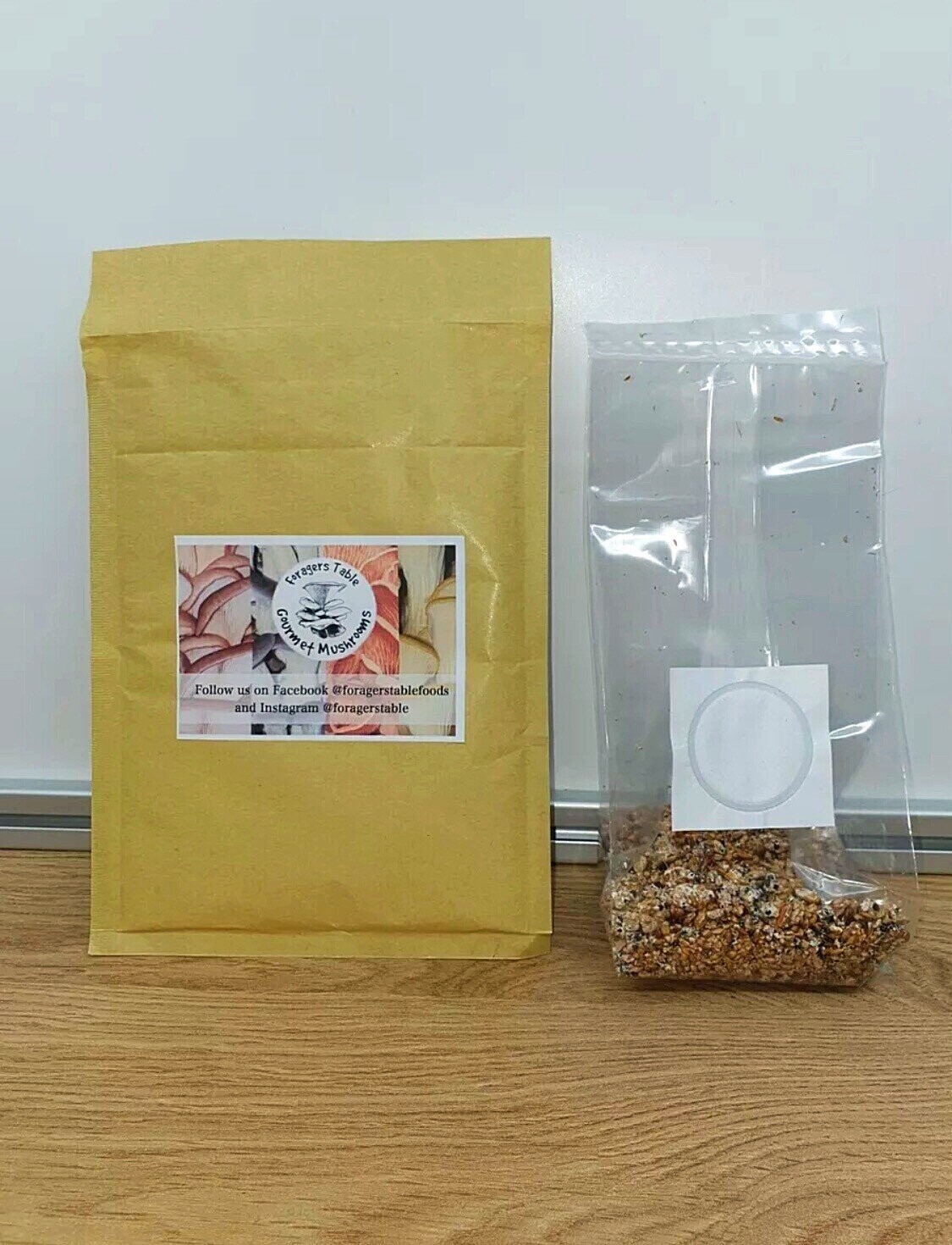 60g Mushroom Spawn/Seed, Heat Sealed Bag