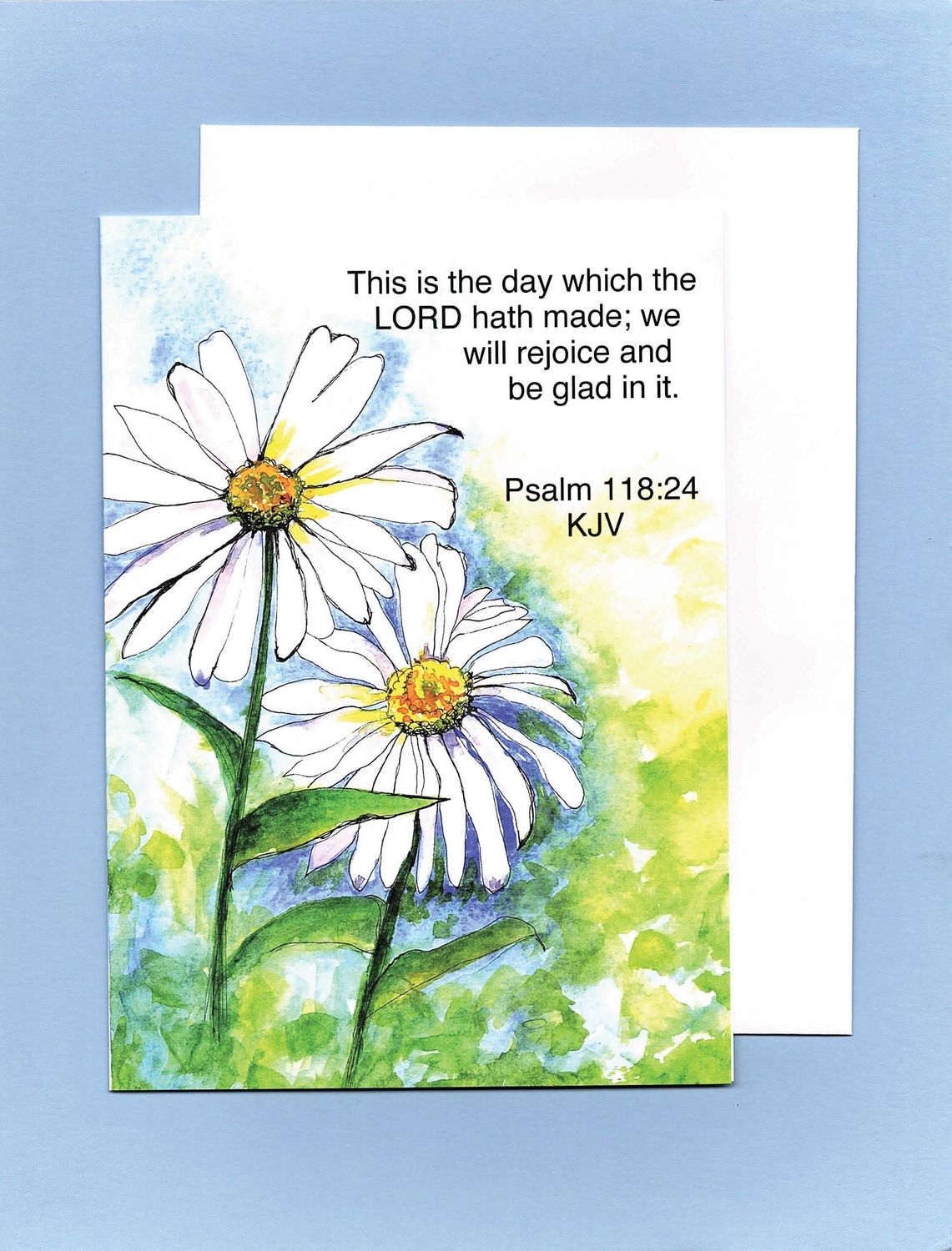 Double Daisy Greeting Card