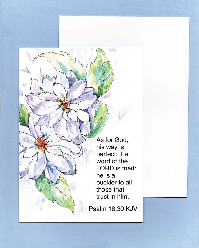 Dahlia Greeting Card