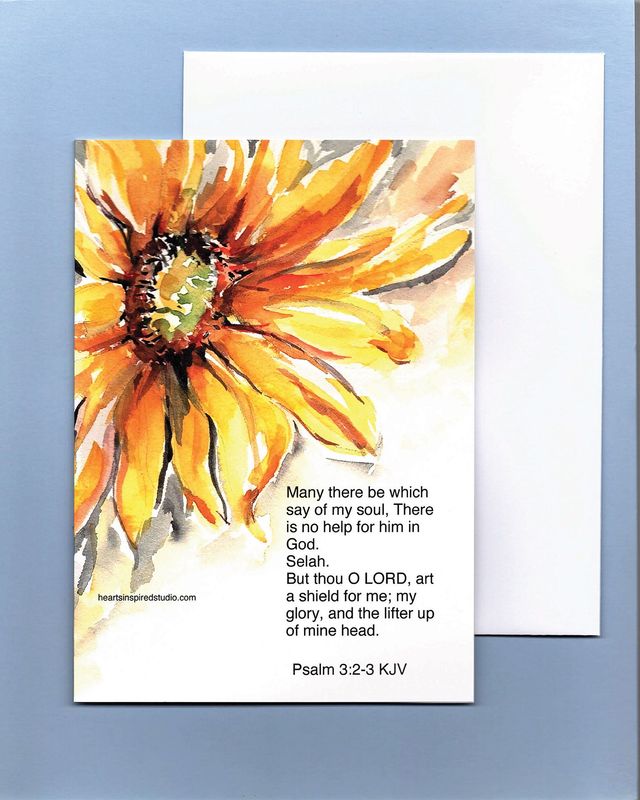 Sunflower Psalm 3:2-3