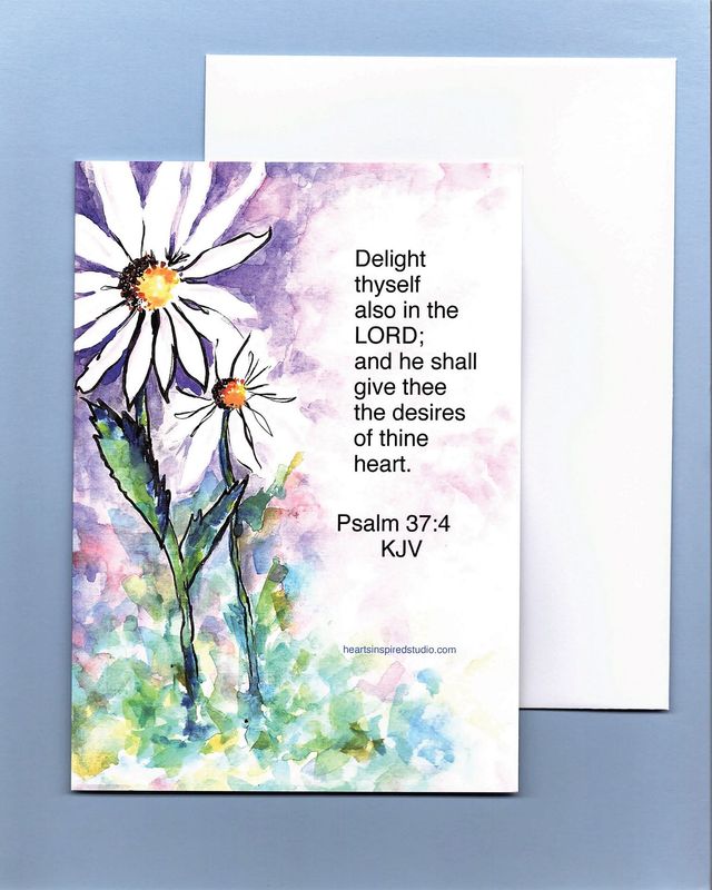 Daisy Pastel Psalm 37:4