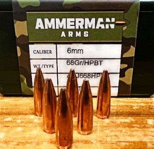 Bullet 6mm 68GR HPBT, J4 Jacket