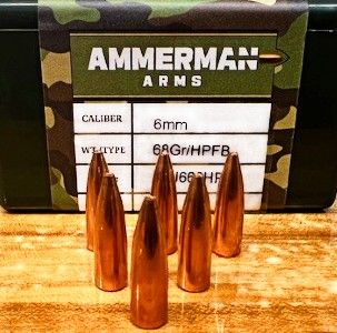 Bullet 6mm 68GR HPFB, J4 Jacket