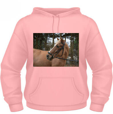 Hestar hoodie met foto (volwassenen)