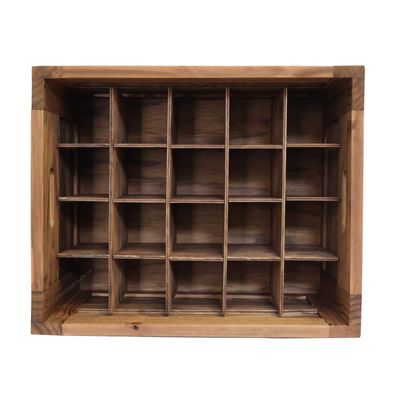 20 Bottle Individual Compartment Wine Crate