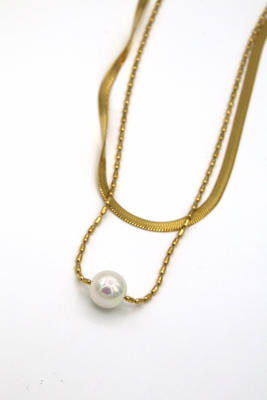 SNAKE AND PEARL KETTE