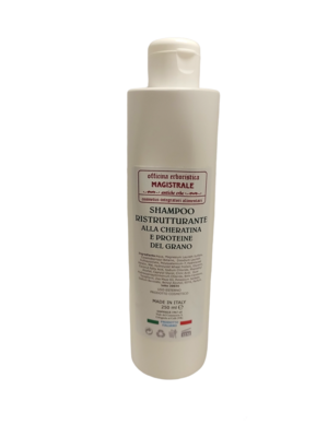 Shampoo ristrutturante alla cheratina e proteine del grano ml 250