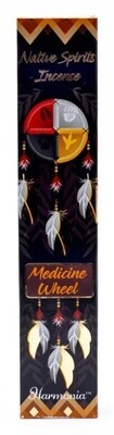 Incensi Native spirits ruota della medicina Muschio gr 15