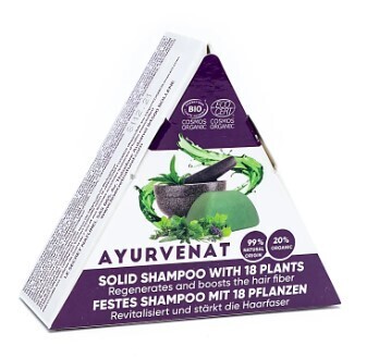 Shampoo solido vegetale 18 erbe Ayurvenat gr 50