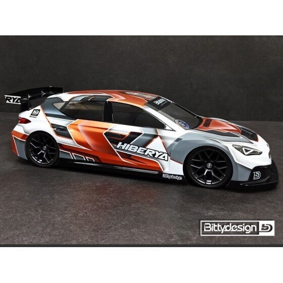 Bittydesign HIBERYA 1/10 clear body 190mm (for FWD)