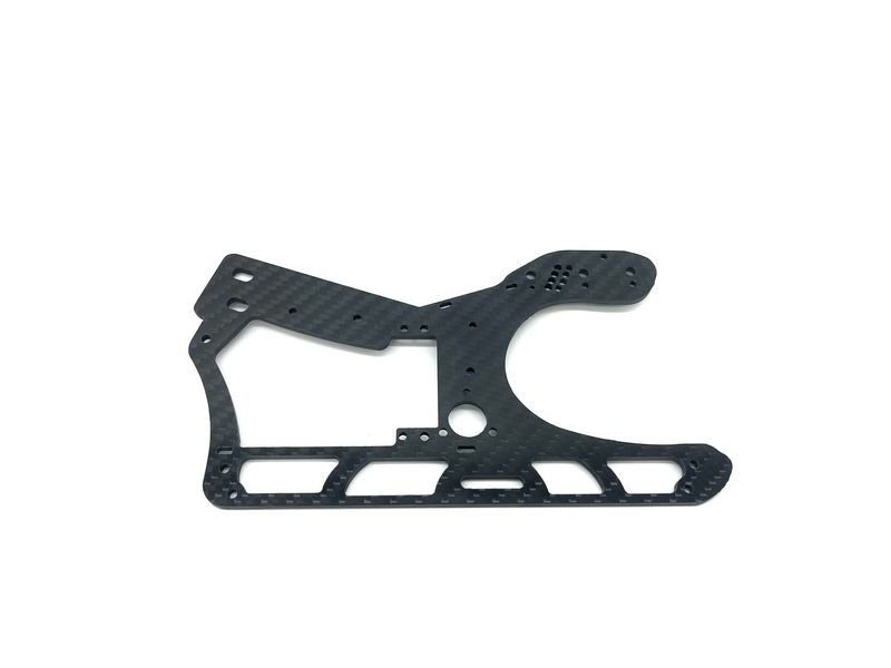 Plaque carbone chassis gauche '24