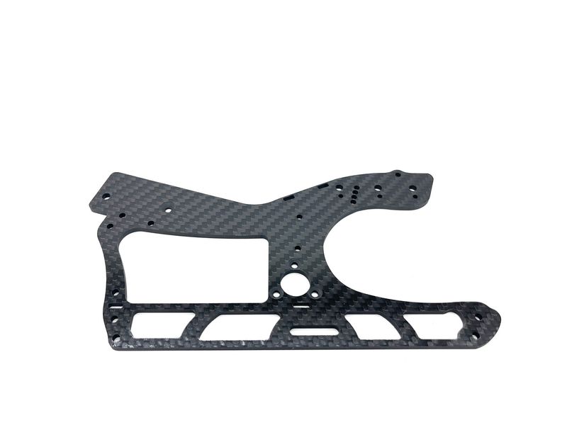 Plaque de chassis gauche carbone '26