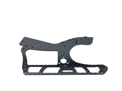 Plaque de chassis gauche carbone '26 Plaque de chassis gauche carbone '26