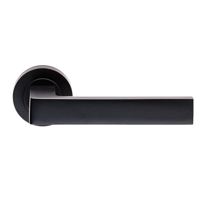Sasso Lever on Rose - Matt Black