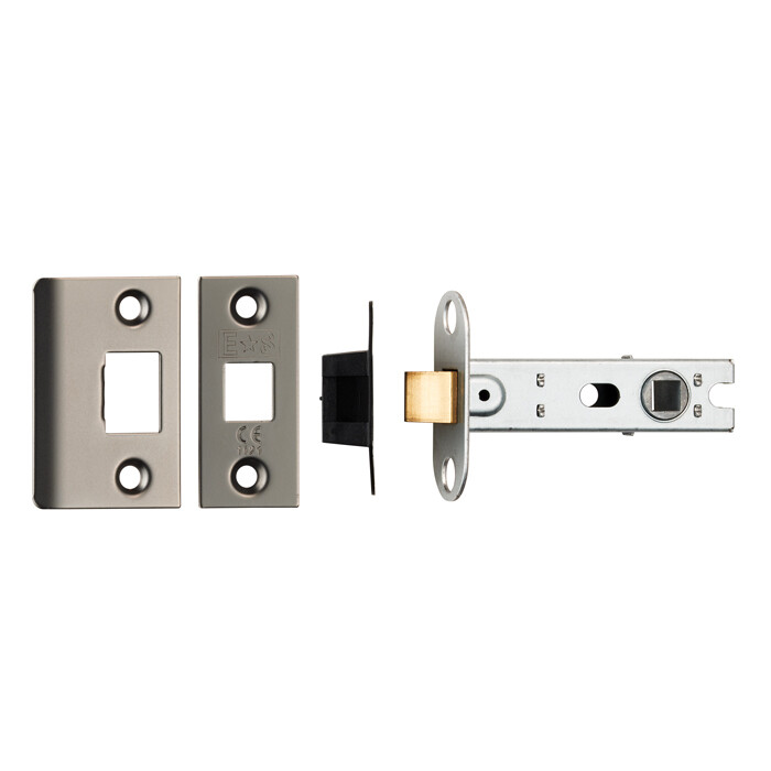 76Mm Ce B/T Tubular Mortice Latch Square Matt Bronze