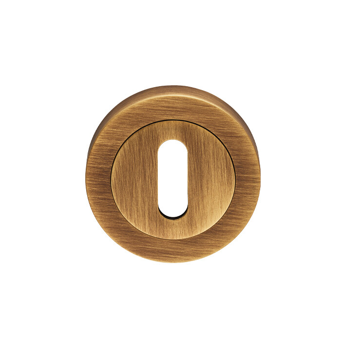 Lock Escutcheon - Antique Brass