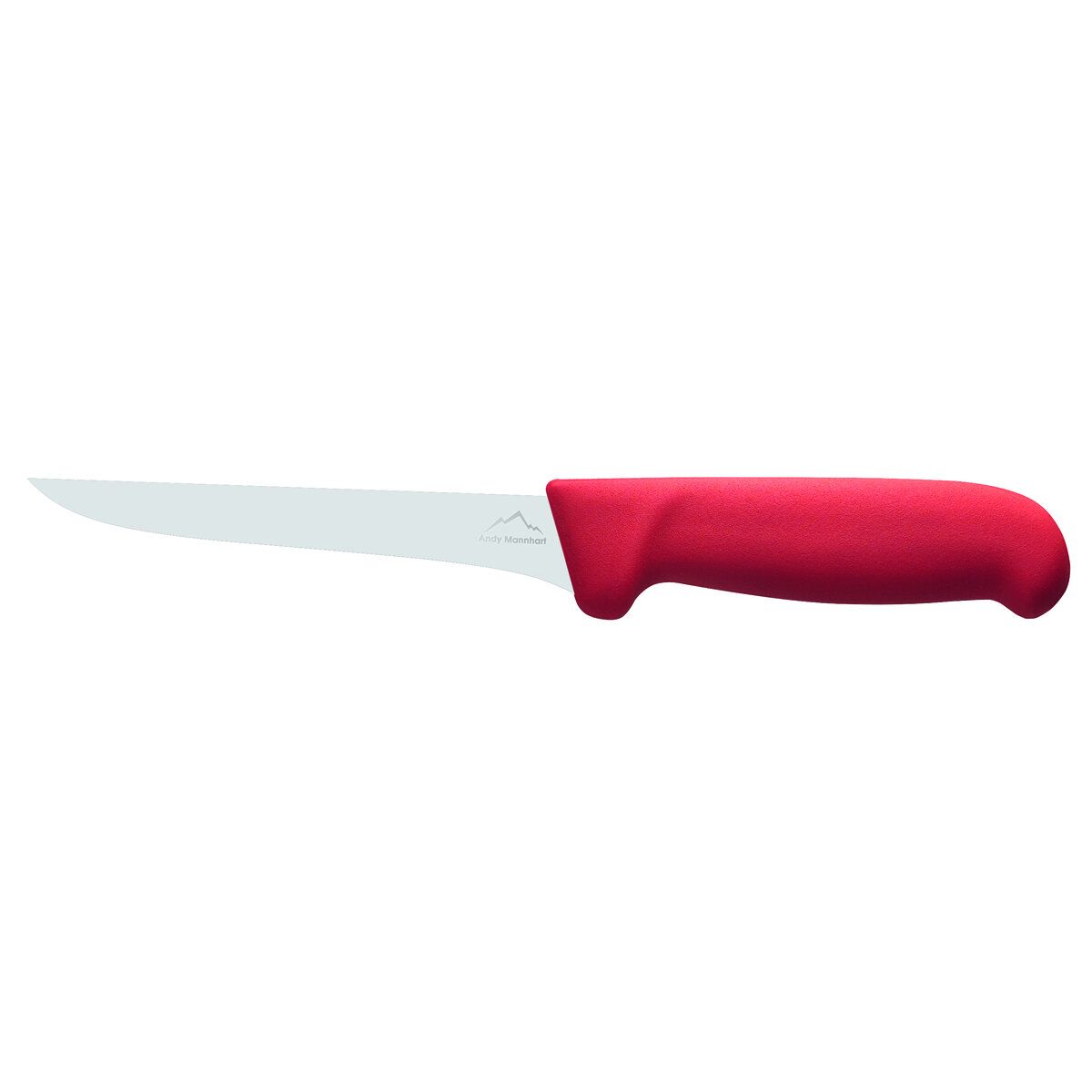 Confezione 1 pezzo COLTELLO DISOSSO 15 DRITTO MANICO ROSSO