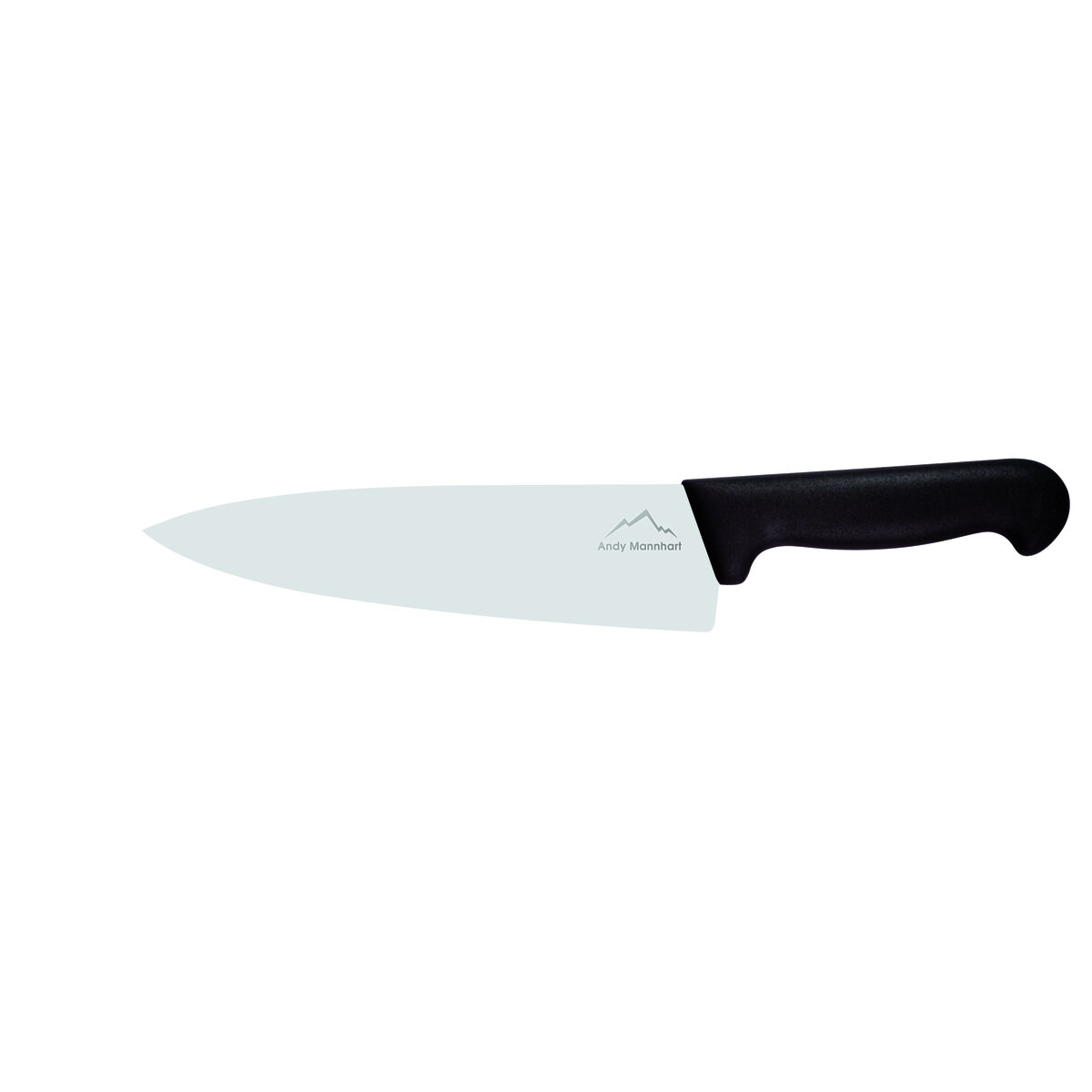 Confezione 1 pezzo COLTELLO CHEF 20  CM LAM STRETTA MANICO NERO