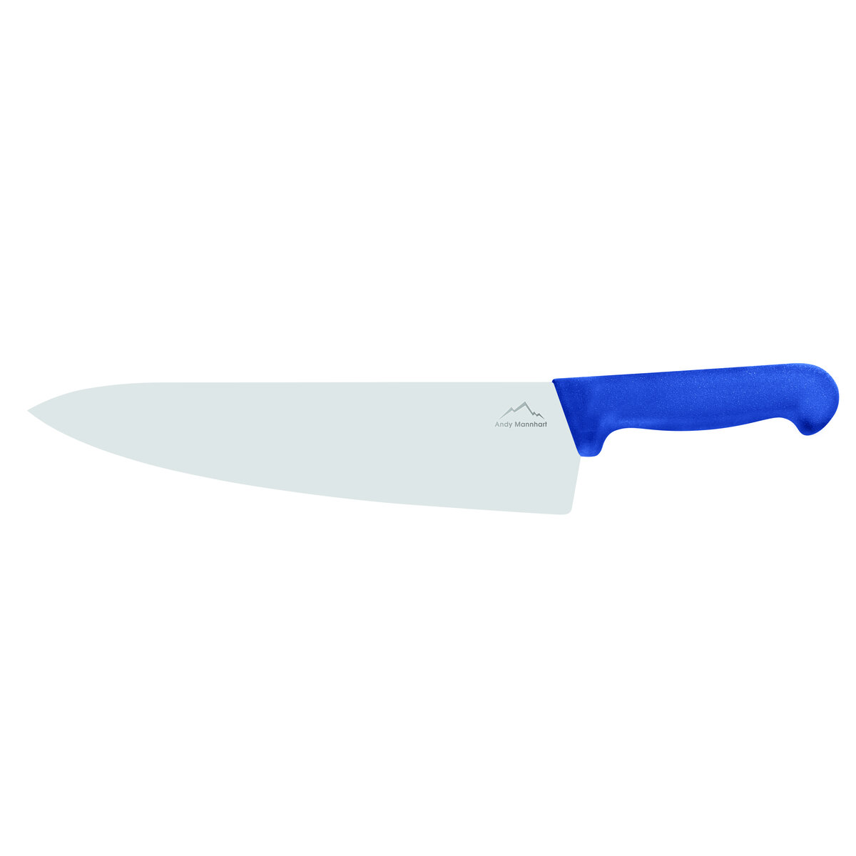 Confezione 1 pezzo COLTELLO CHEF 26CM LAM LARG MANICO BLU