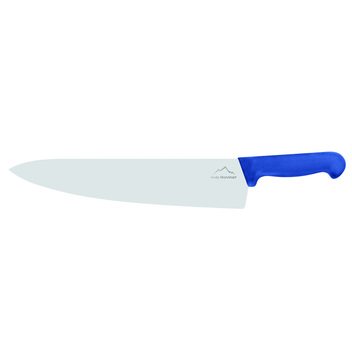 Confezione 1 pezzo COLTELLO CHEF 30  CM LAM LARG MANICO BLU