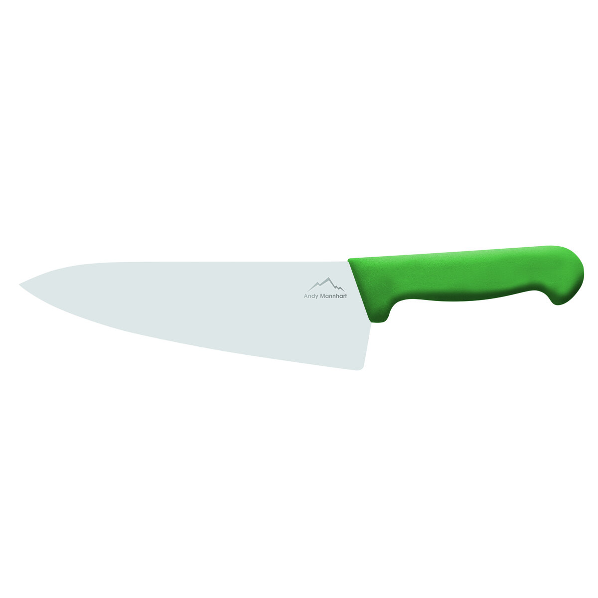 Confezione 1 pezzo COLTELLO CHEF 20  CM LAM LARG MANICO VERDE