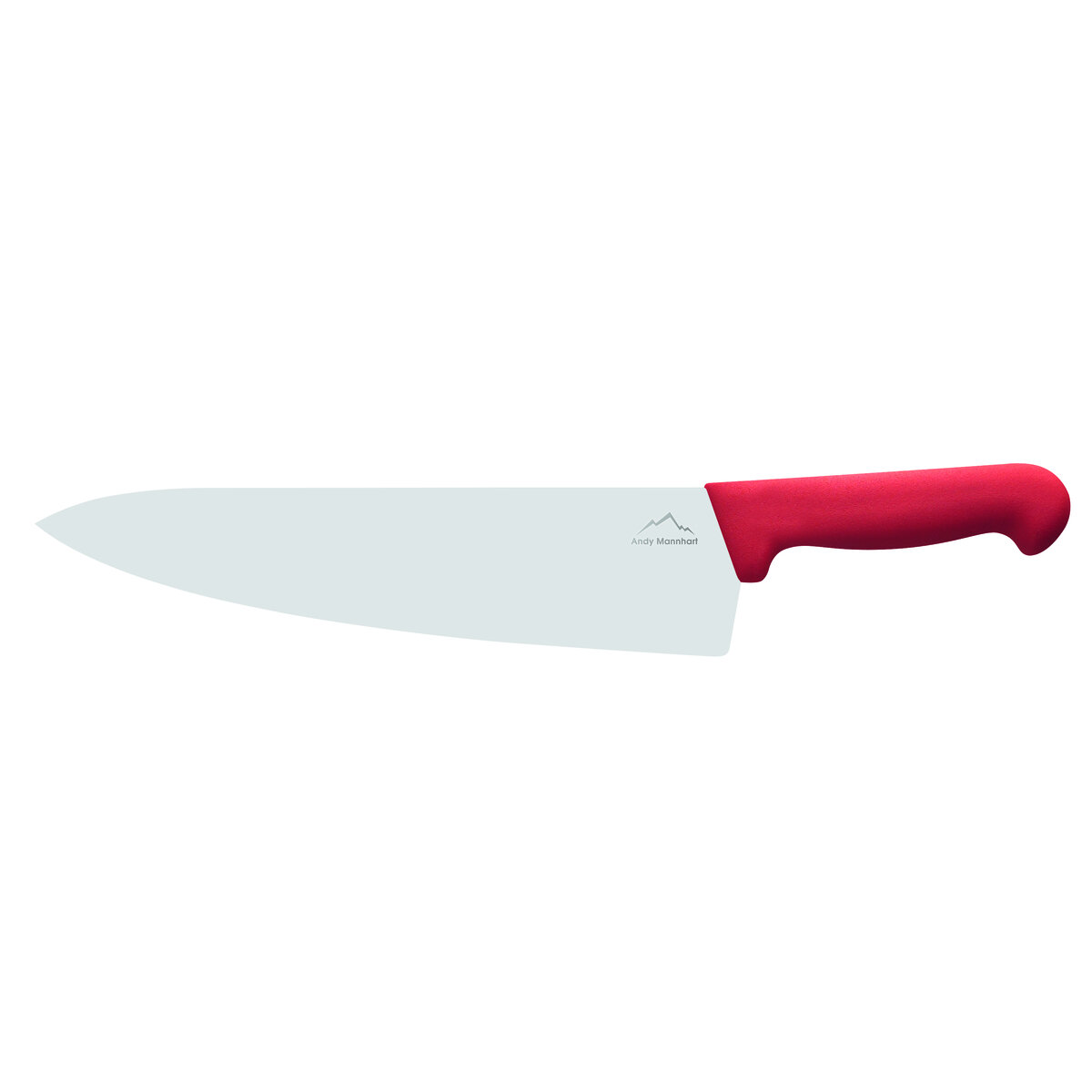 Confezione 1 pezzo COLTELLO CHEF 26CM LAM LARG MANICO ROSSO